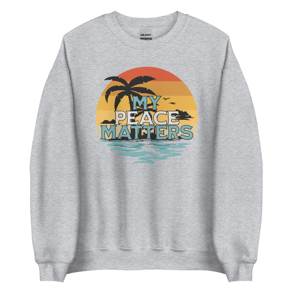 My Peace Matters Sweatshirt - Sport Grey Color - https://ascensionemporium.net