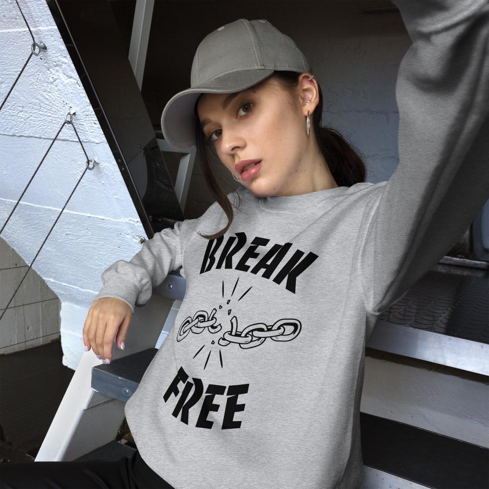 Break Free Sweatshirt - Sport Grey Color - https://ascensionemporium.net