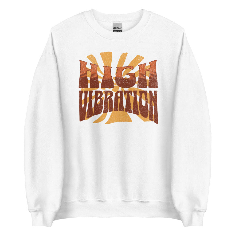 High Vibration Sweatshirt - White Color
