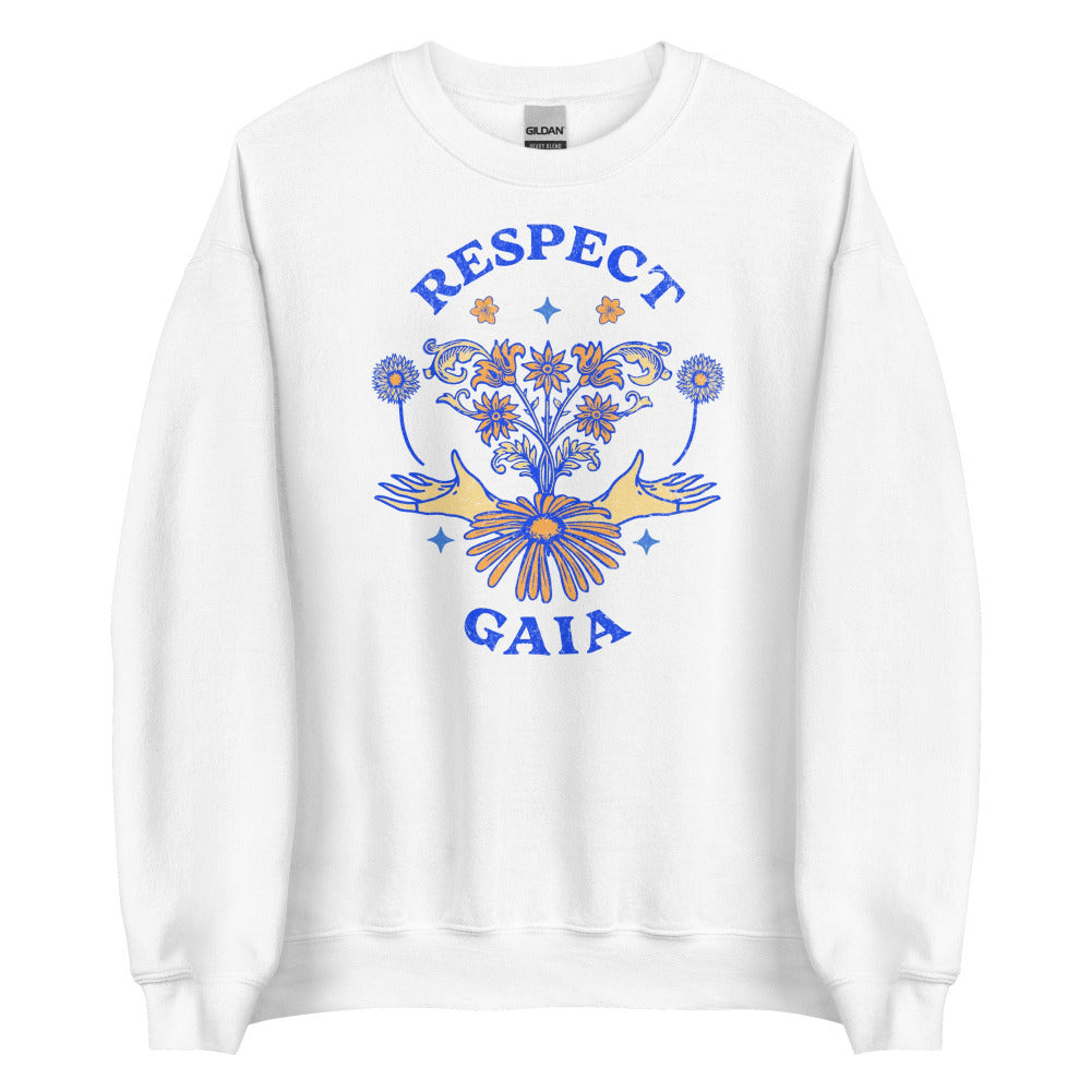 Respect Gaia Sweatshirt - White Color