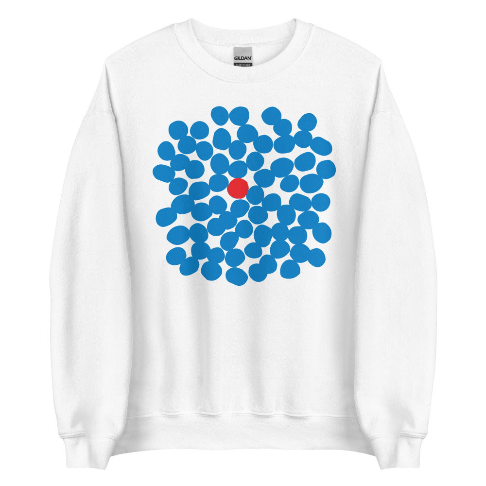 Red Pilled Sweatshirt - White Color
