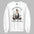 Can't Hear You I'm Meditating Sweatshirt -  White Color