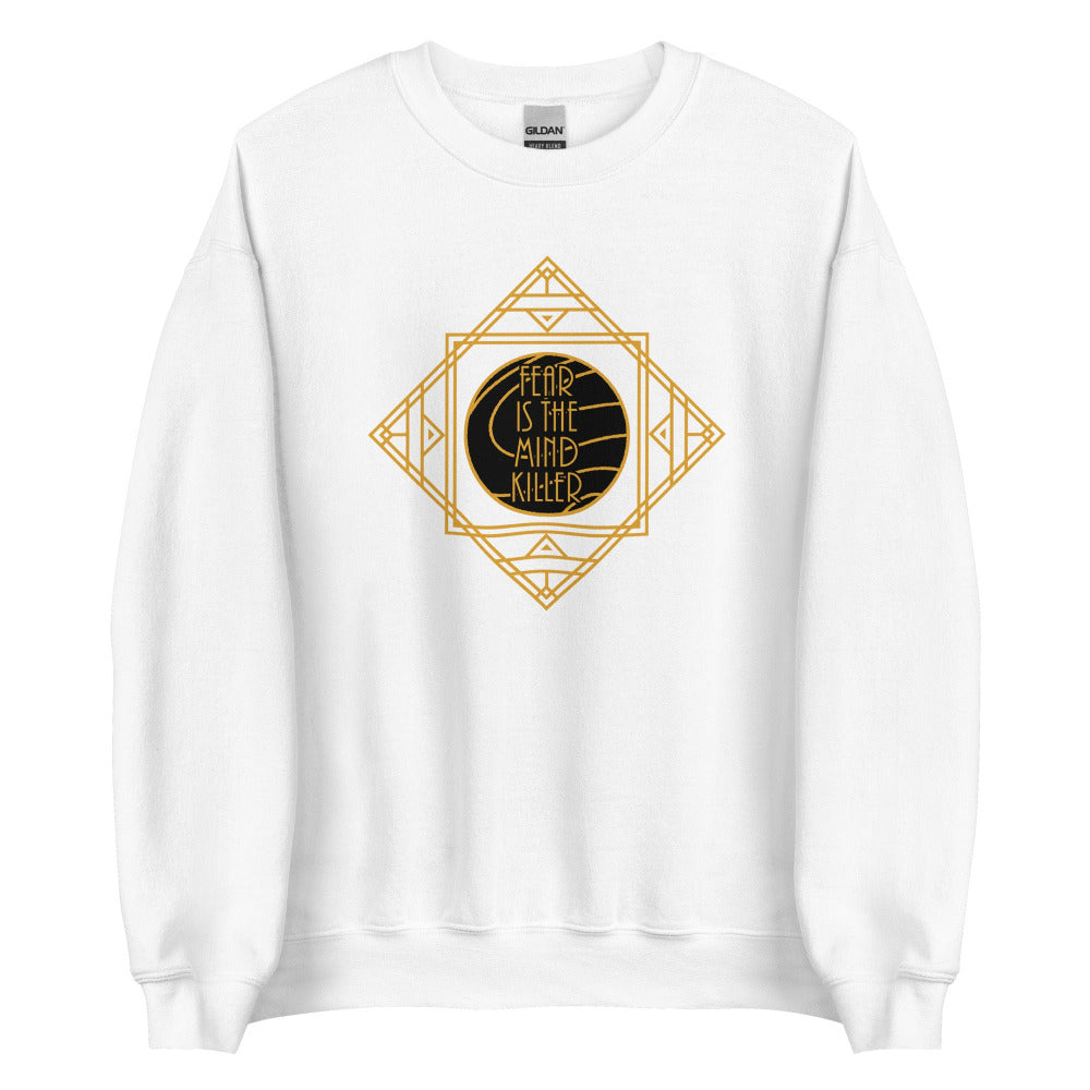 Dune Fear Is The Mind Killer Sweatshirt - White Color - https://ascensionemporium.net