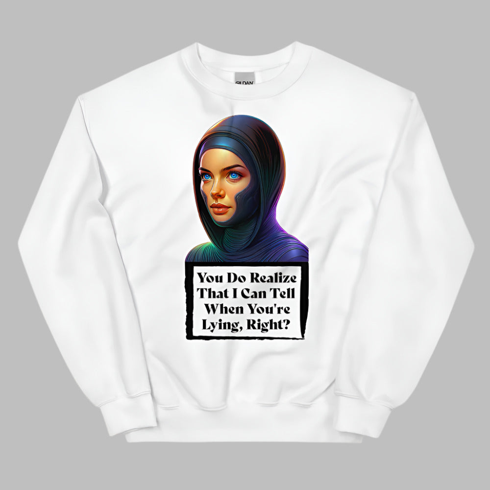 Dune Bene Gesserit Truthsayer Sweatshirt - White Color - https://ascensionemporium.net