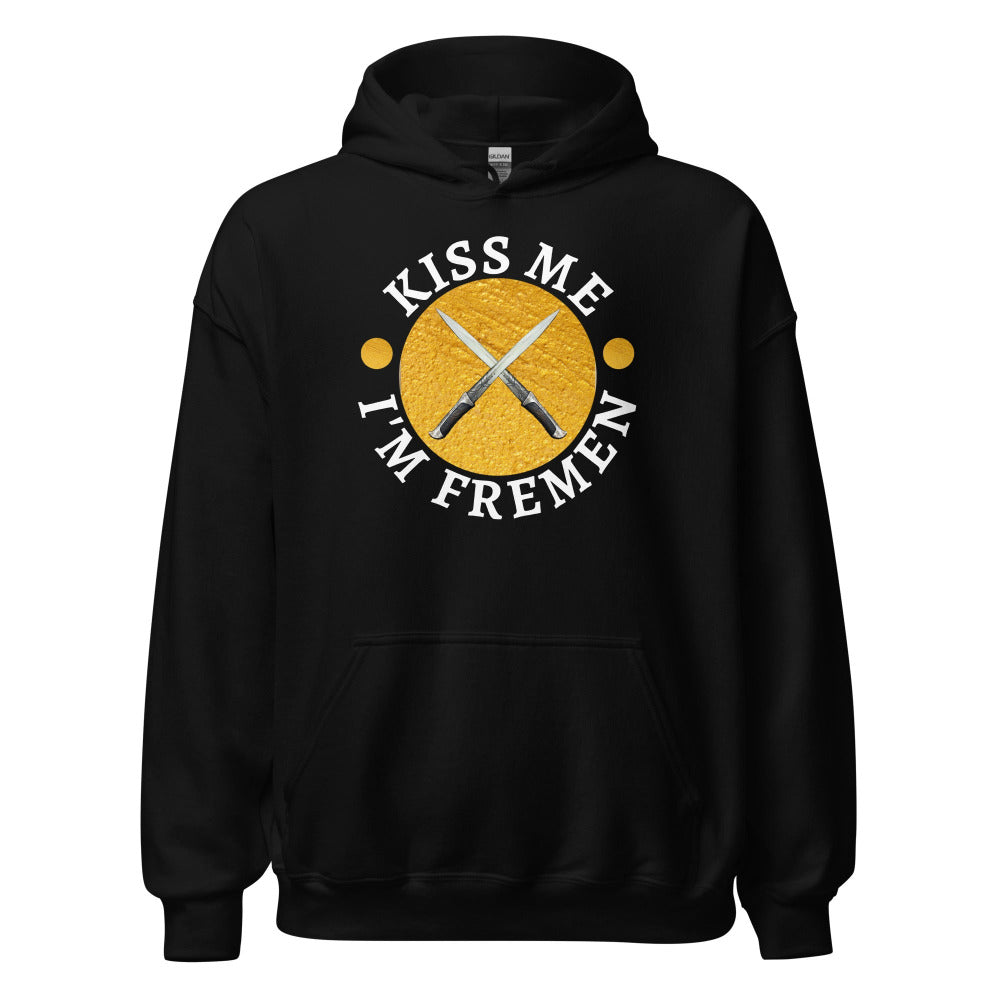 Kiss Me I'm Fremen Hoodie - Black Color - https://ascensionemporium.net