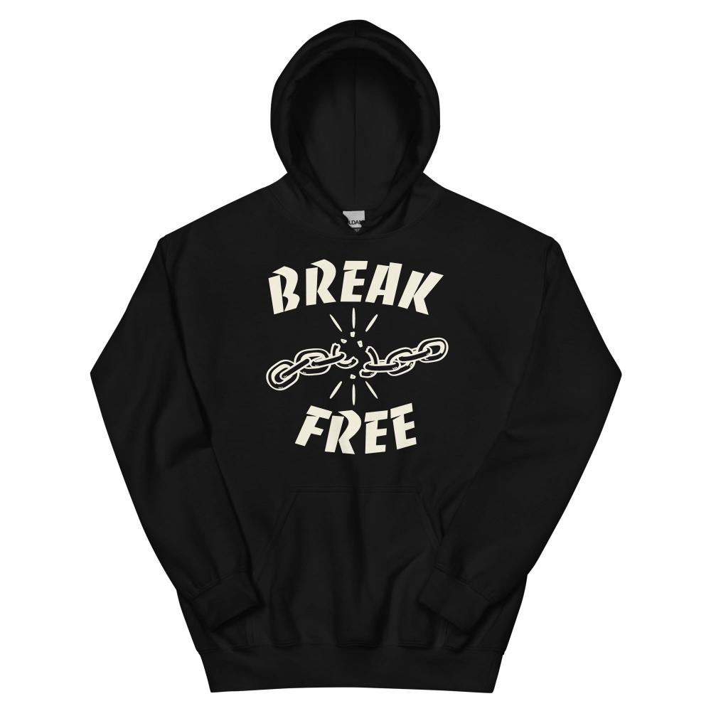 Break Free Hoodie - Black Color - https://ascensionemporium.net