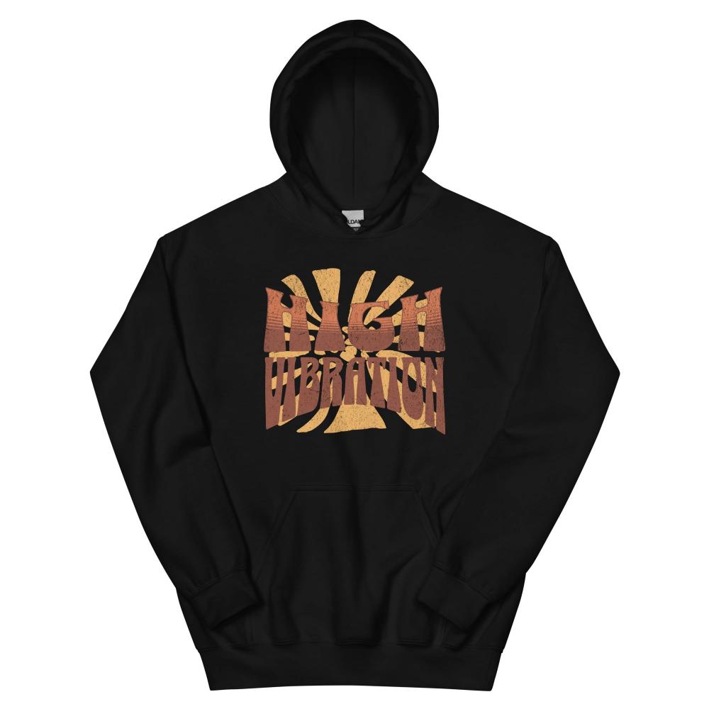 High Vibration Hoodie - Black Color - https://ascensionemporium.net