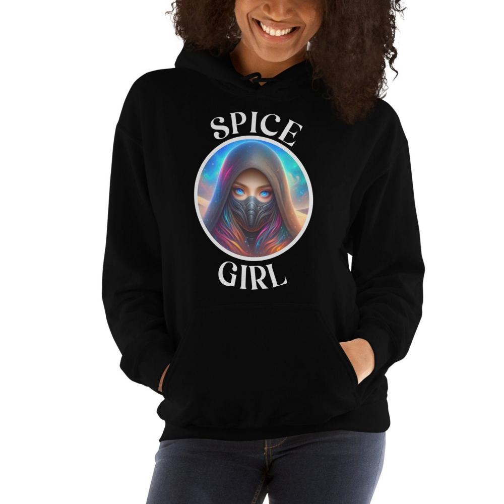 Spice Girl Hoodie - Black Color - https://ascensionemporium.net