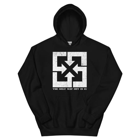 The Only Way Out Is In Hoodie - Black Color - https://ascensionemporium.net