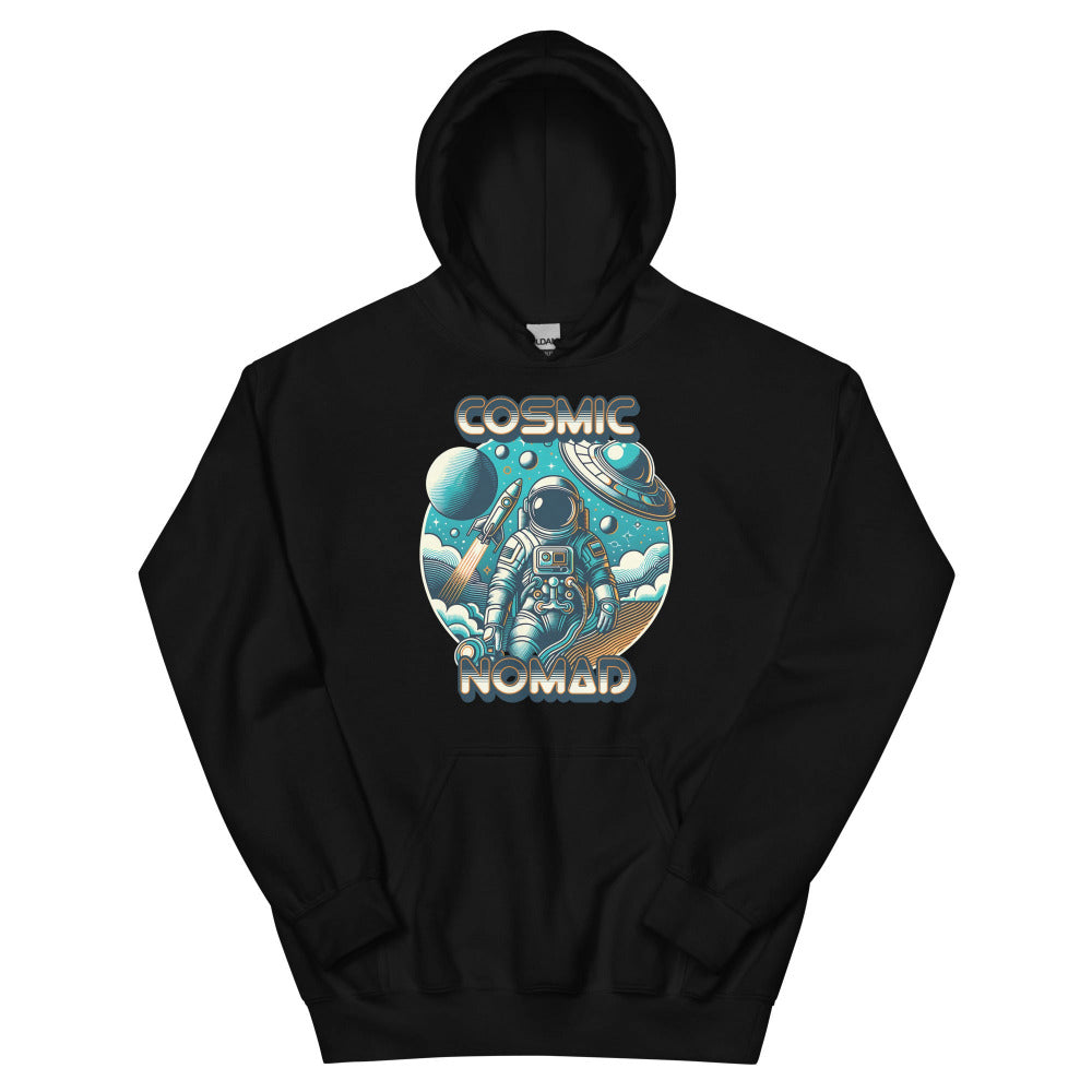 Cosmic Nomad Hoodie - Black Color - https://ascensionemporium.net