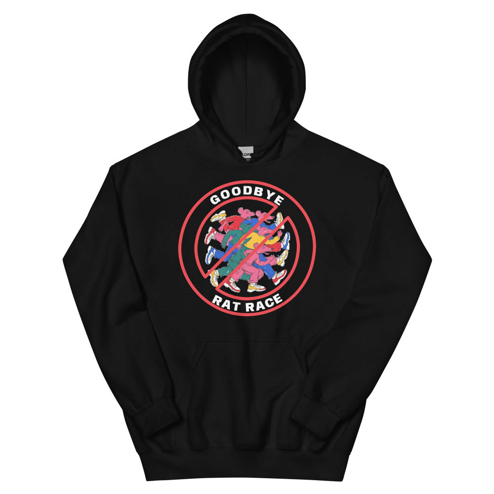 Goodbye Rat Race Hoodie - Black Color - https://ascensionemporium.net