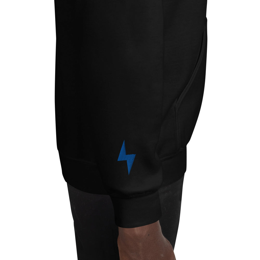Electrified Embroidered Hoodie - Black Color - https://ascensionemporium.net