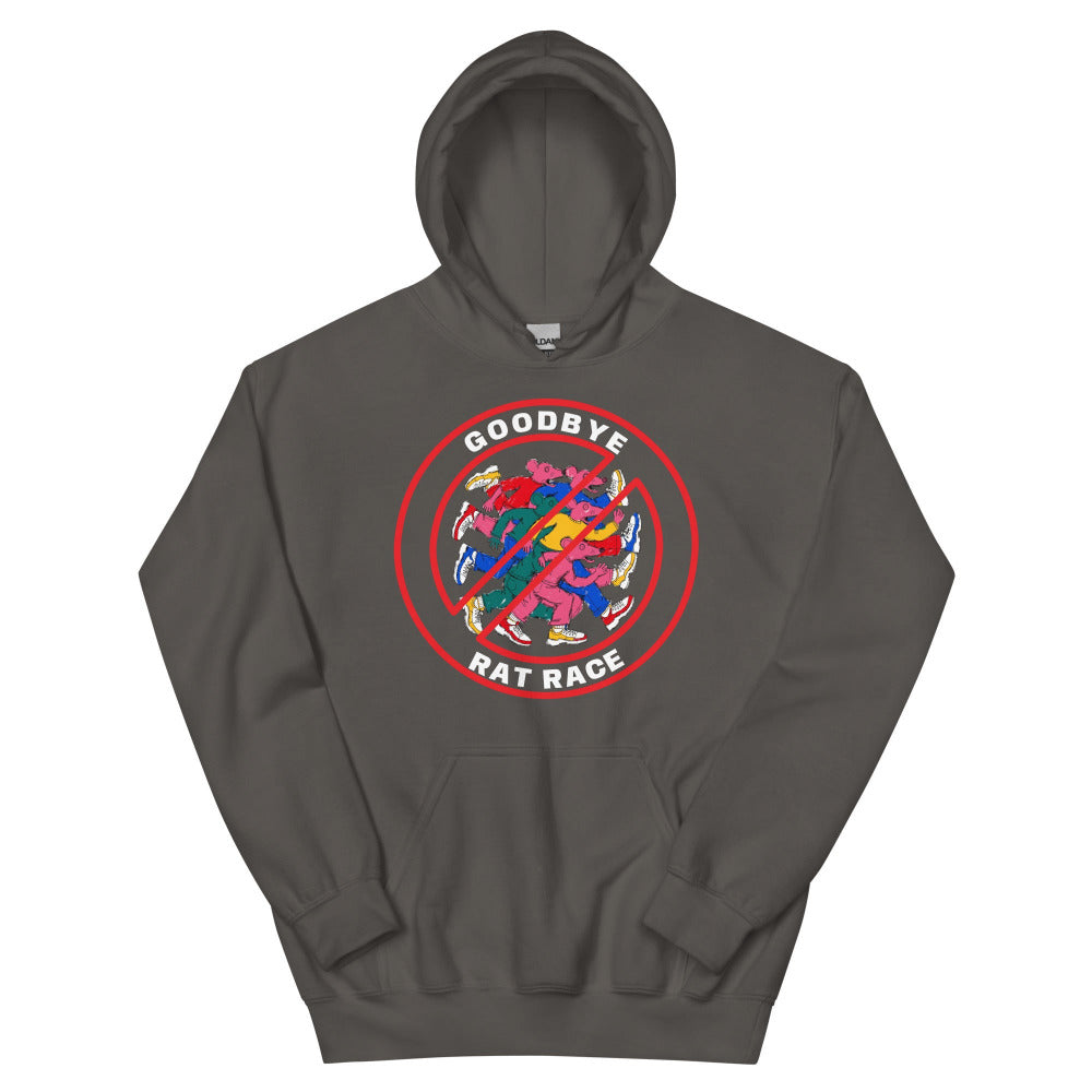 Goodbye Rat Race Hoodie - Charcoal Color - https://ascensionemporium.net