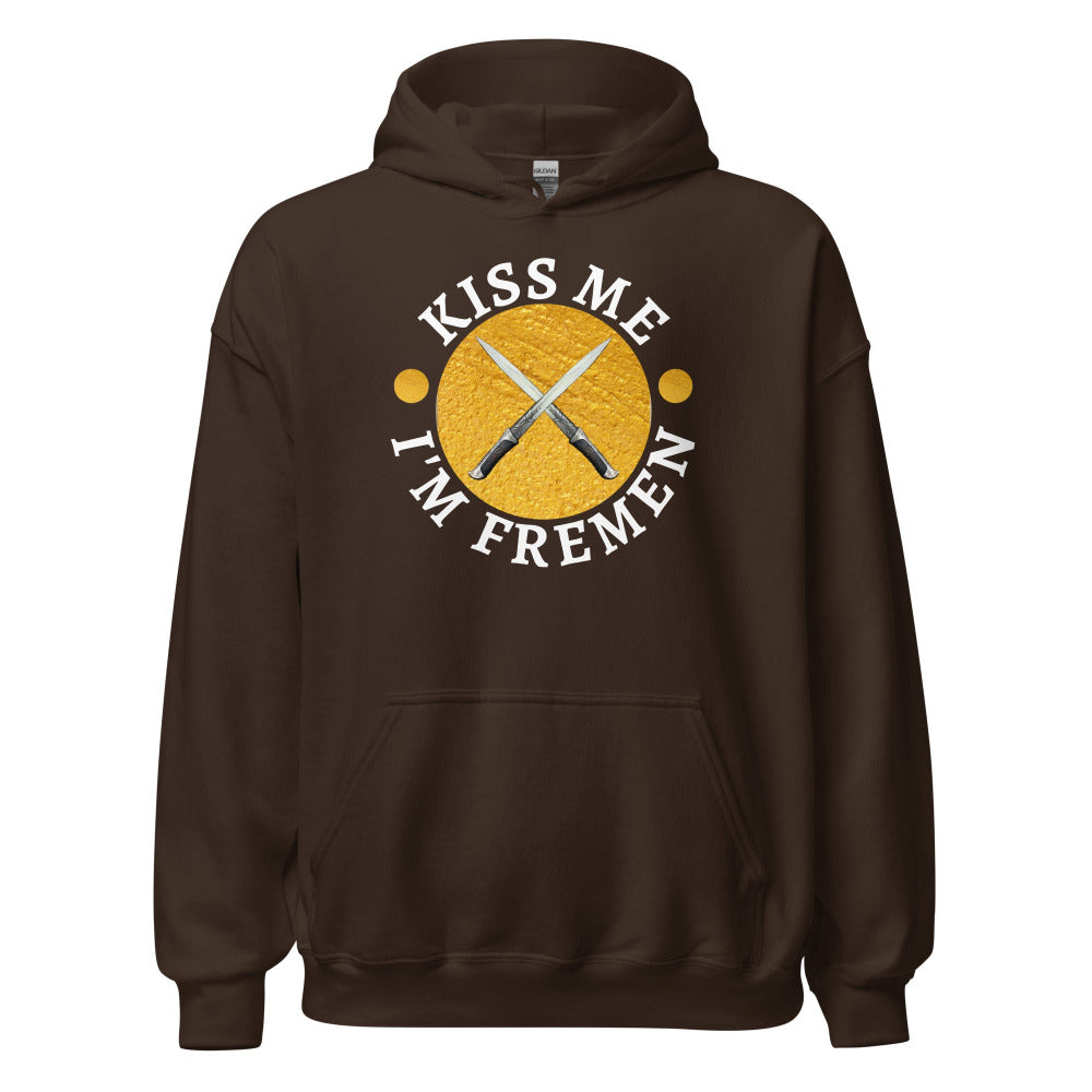 Kiss Me I'm Fremen Hoodie - Dark Chocolate Color - https://ascensionemporium.net