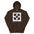 The Only Way Out Is In Hoodie - Dark Chocolate Color - https://ascensionemporium.net