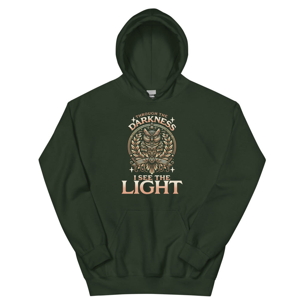 I See The Light Hoodie - Forest Green Color - https://ascensionemporium.net