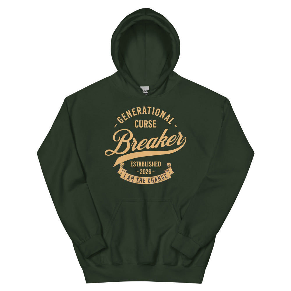 Generational Curse Breaker Hoodie - Forest Green Color - https://ascensionemporium.net