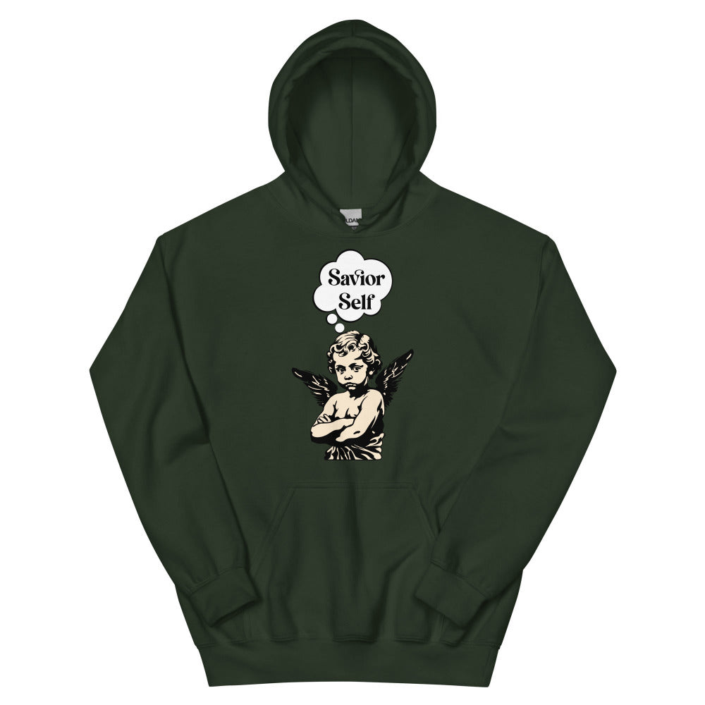 Savior Self Boy Angel Hoodie - Forest Green Color - https://ascensionemporium.net