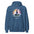 Namaste Yoga Meditation Hoodie - Lotus Flower Mandala - Indigo Blue Color - https://ascensionemporium.net