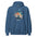 Namaste Yoga Meditation Hoodie - Watercolor Clouds - Indigo Blue Color - https://ascensionemporium.net