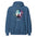 Namaste Yoga Meditation Hoodie - Watercolor Sphere - Indigo Blue Color - https://ascensionemporium.net