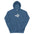 Leo Zodiac Embroidered Hoodie - Indigo Blue Color - https://ascensionemporium.net