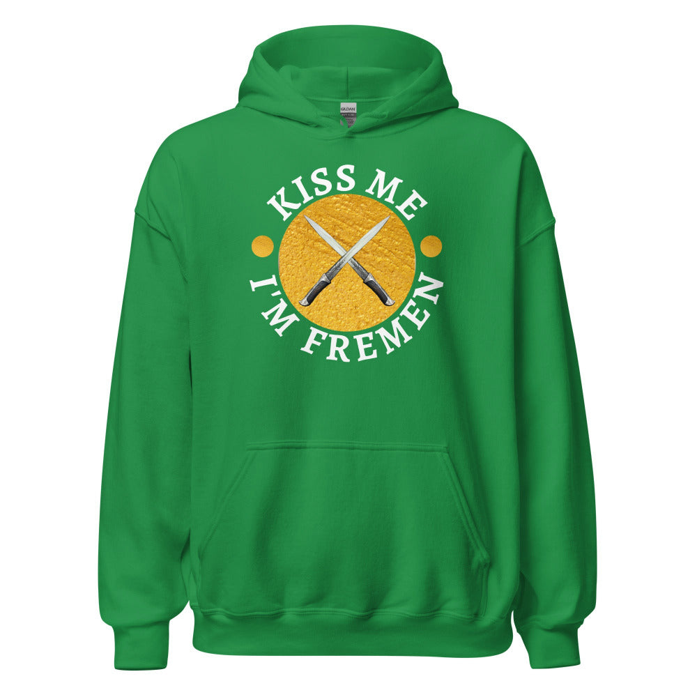 Kiss Me I'm Fremen Hoodie - Irish Green Color - https://ascensionemporium.net