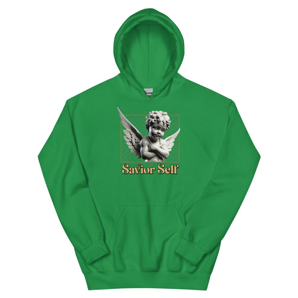 Savior Self Angel Wings Hoodie - Irish Green Color - https://ascensionemporium.net