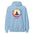 Breathe Yoga Meditation Hoodie - Chakra Mandala - Light Blue Color
