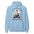 Can't Hear You I'm Meditating Hoodie - Light Blue Color