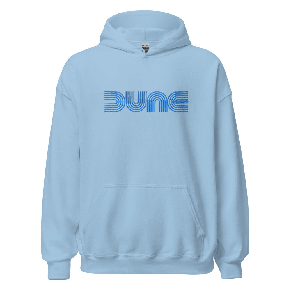 Dune Hoodie - Light Blue Color - Blue Embroidery - https://ascensionemporium.net