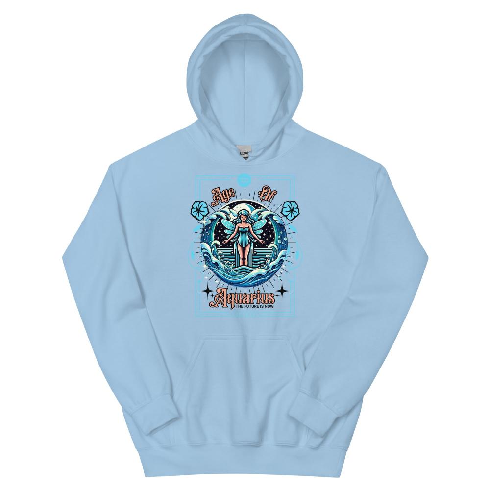 Age of Aquarius Fairy Hoodie - Light Blue Color - https://ascensionemporium.net