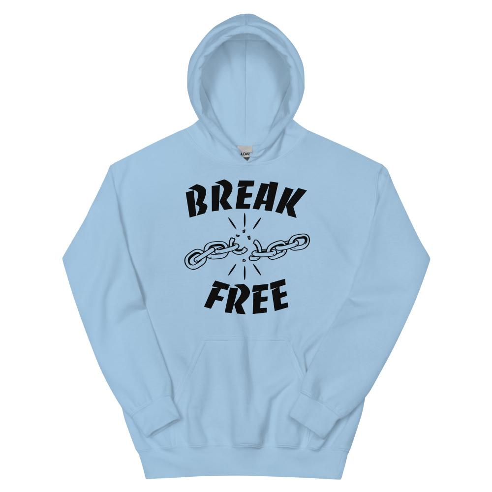 Break Free Hoodie - Light Blue Color - https://ascensionemporium.net