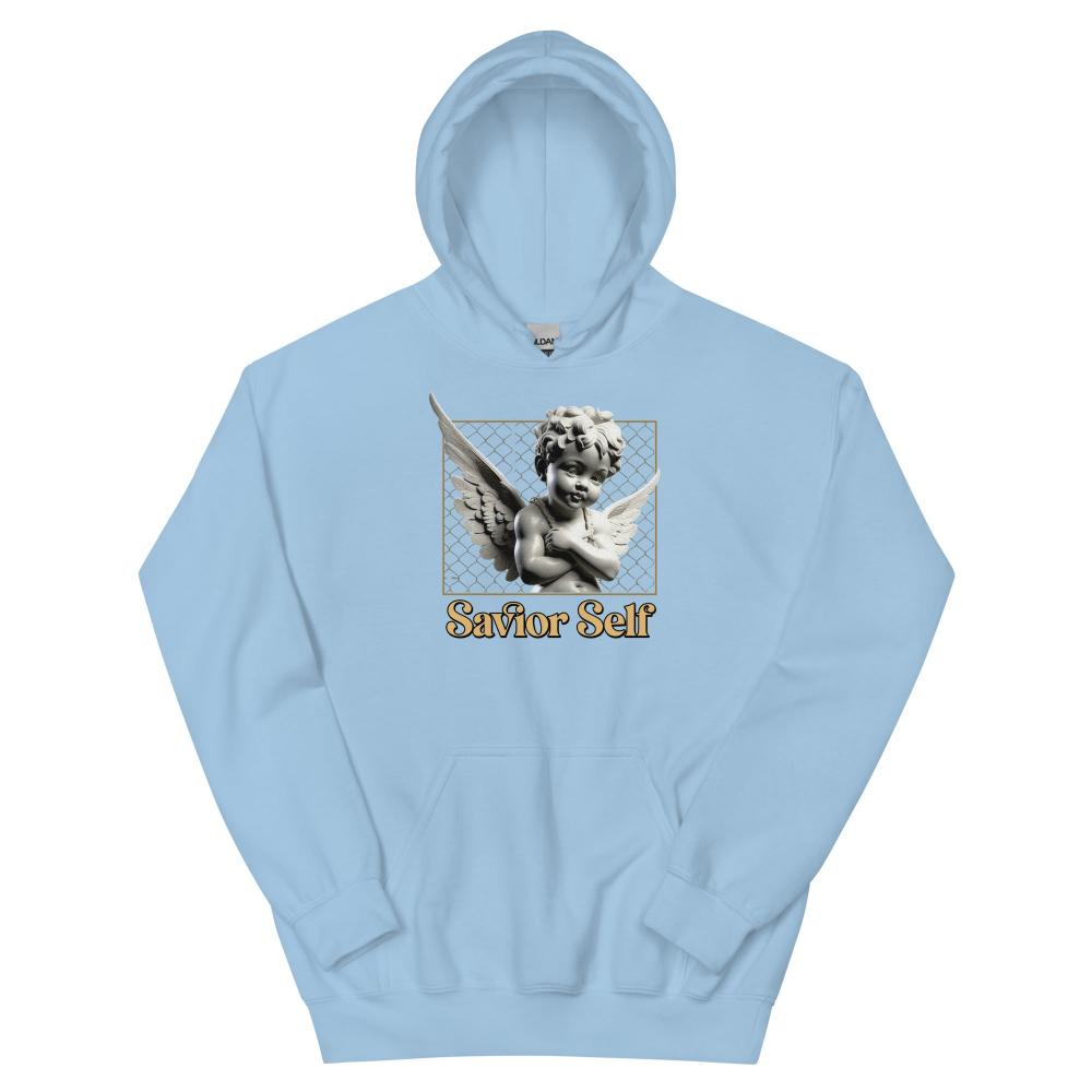 Savior Self Angel Wings Hoodie - Light Blue Color - https://ascensionemporium.net