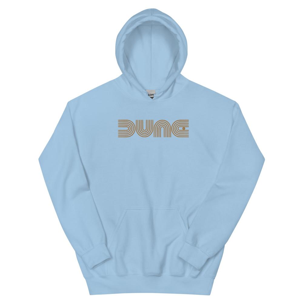 Dune Geometric Embroidered Hoodie - Light Blue Color - https://ascensionemporium.net