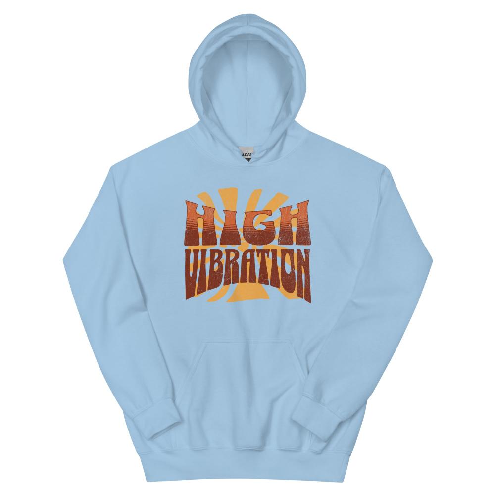 High Vibration Hoodie - Light Blue Color - https://ascensionemporium.net