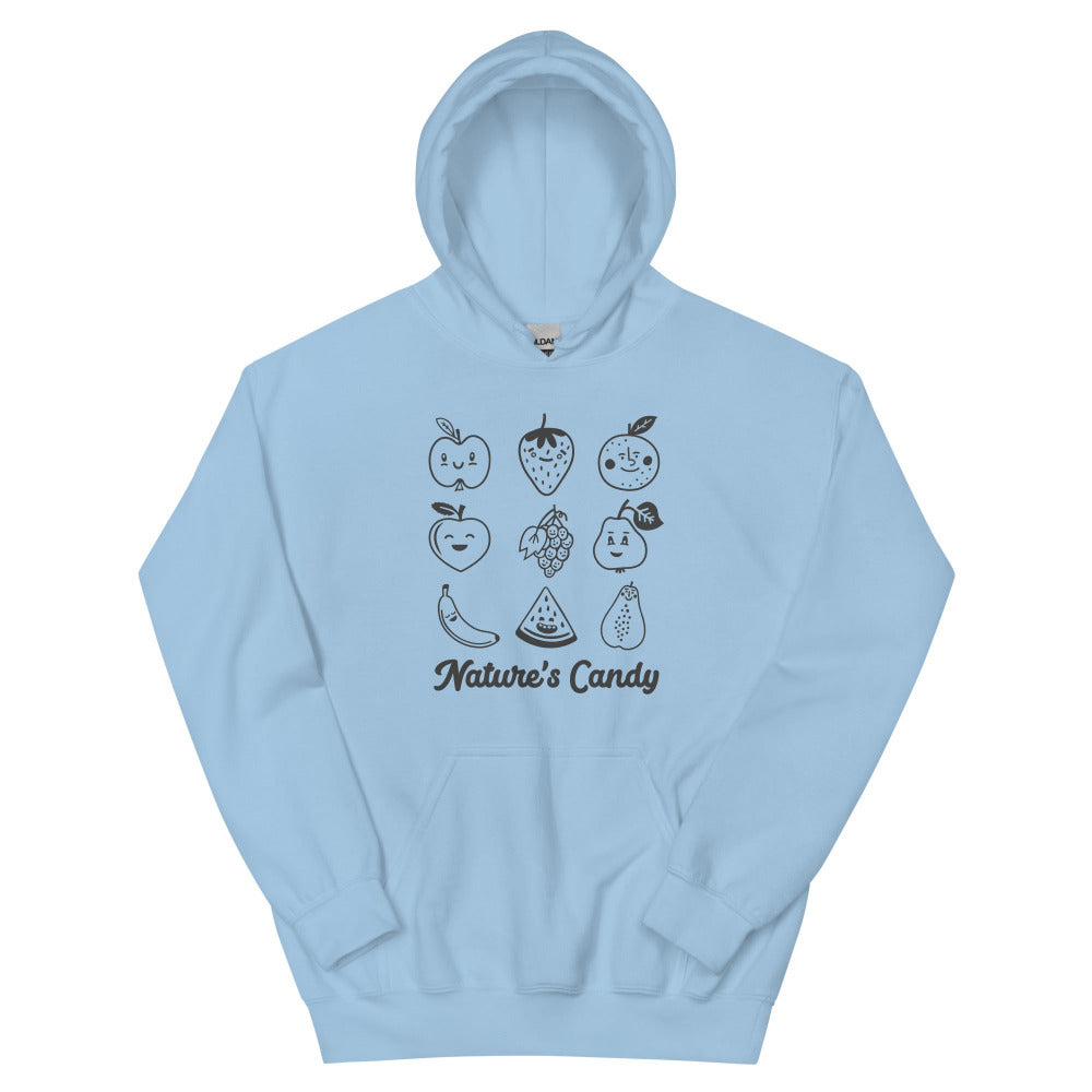 Nature's Candy Hoodie - Light Blue Color - https://ascensionemporium.net