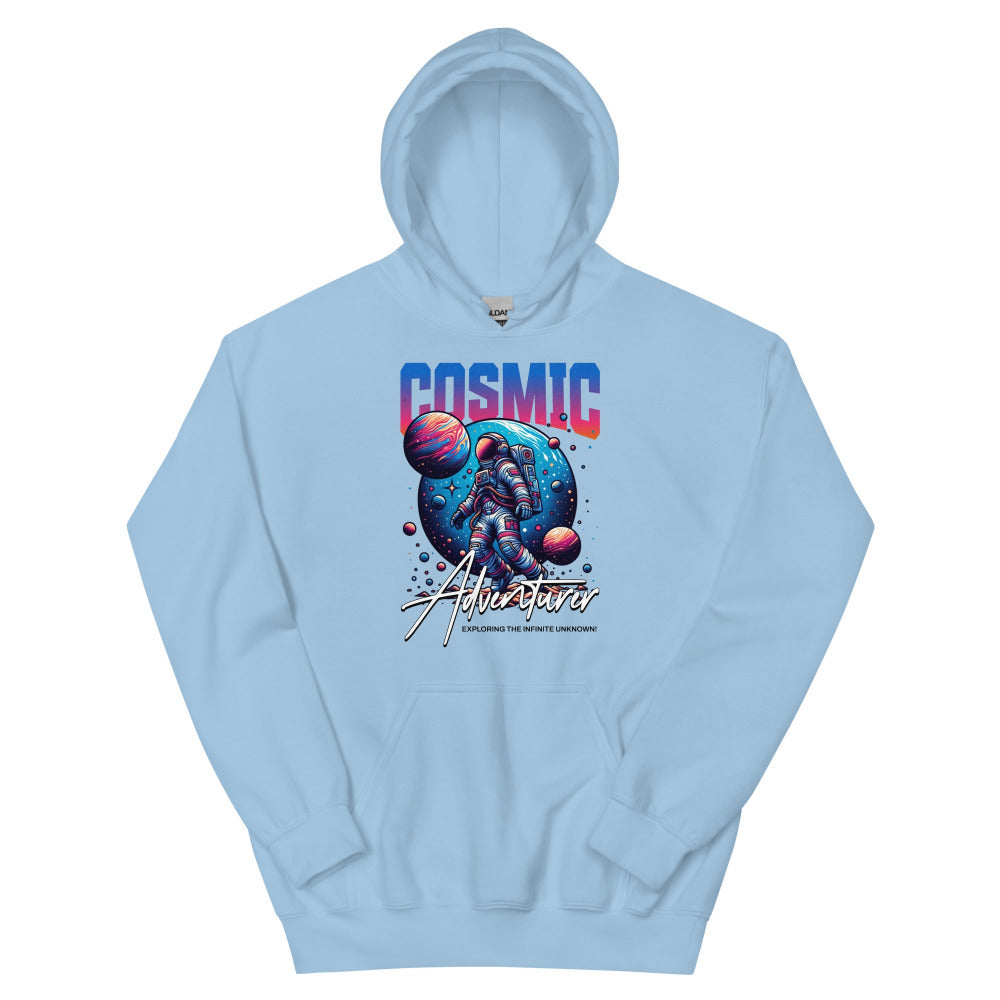 Cosmic Adventurer Hoodie - Light Blue Color - https://ascensionemporium.net