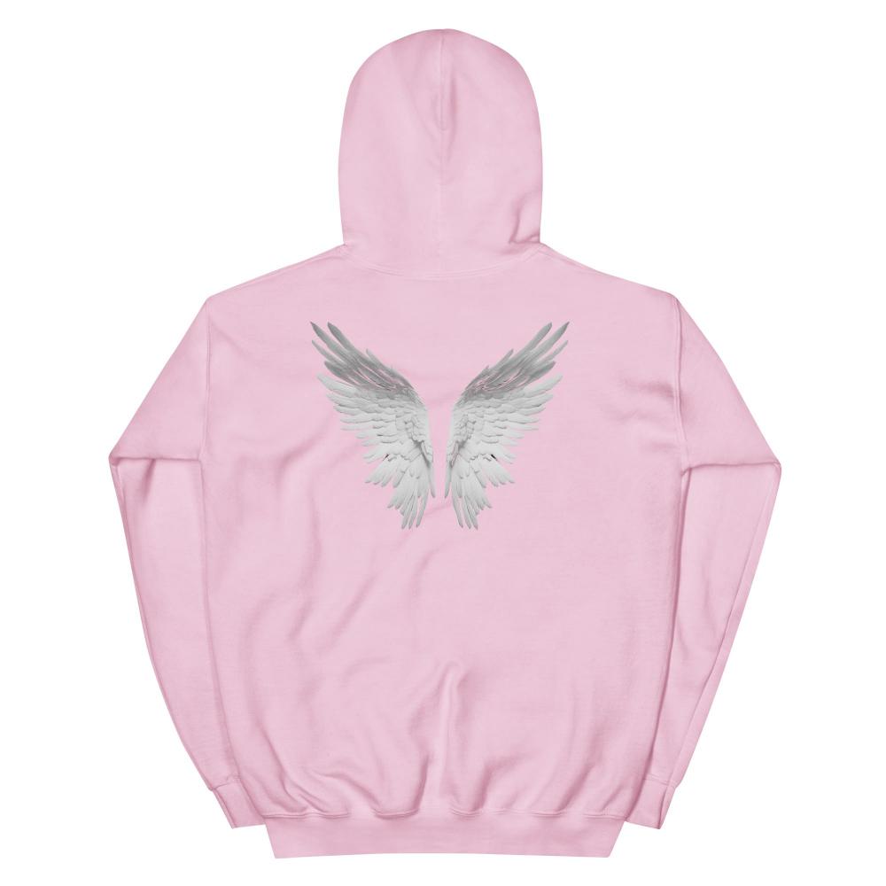 Savior Self Angel Wings Hoodie - Light Pink Color - https://ascensionemporium.net