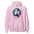 Breathe Yoga Meditation Hoodie - Watercolor Sphere - Light Pink Color