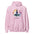 Namaste Yoga Meditation Hoodie - Lotus Flower Mandala - Light Pink Color