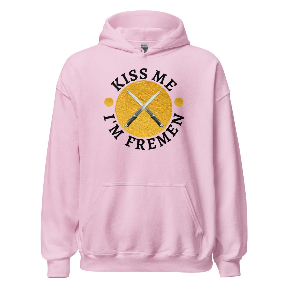 Kiss Me I'm Fremen Hoodie - Light Pink Color - https://ascensionemporium.net