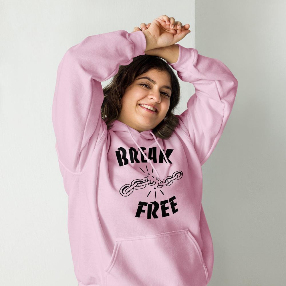 Break Free Hoodie - Light Pink Color - https://ascensionemporium.net