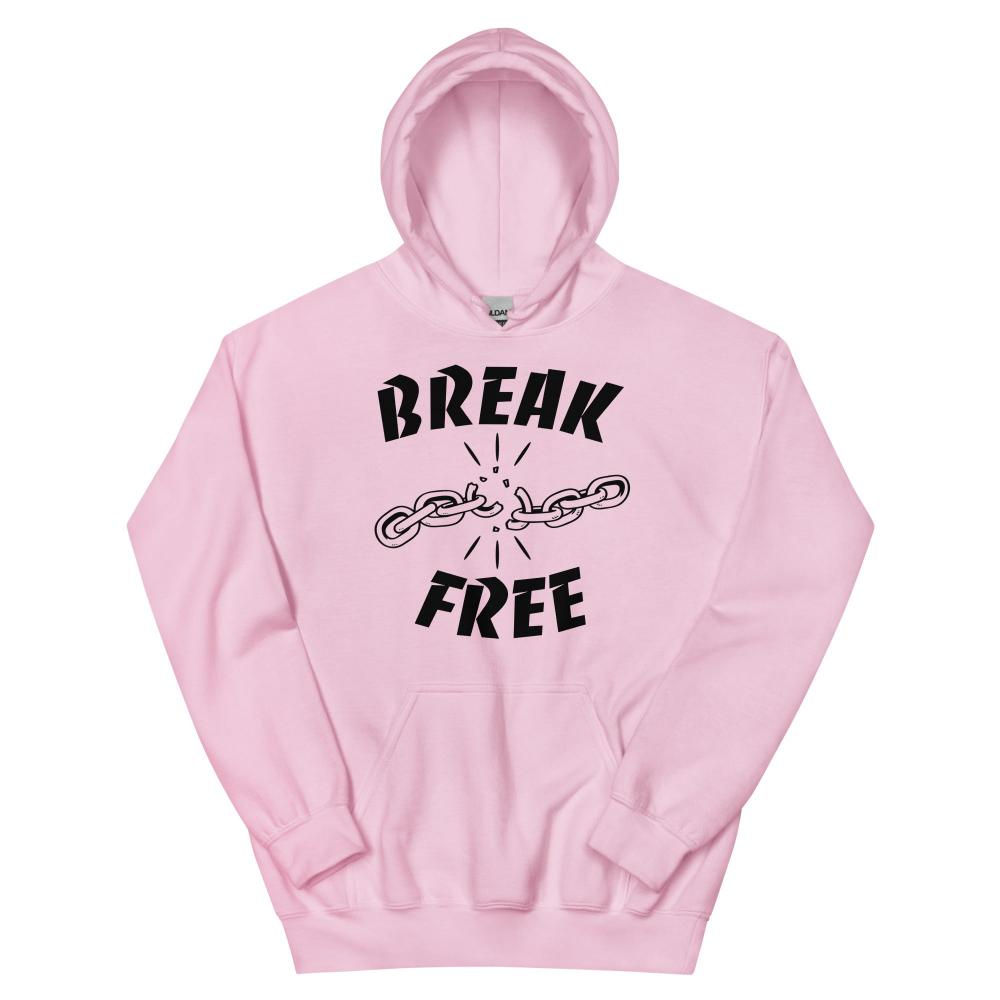 Break Free Hoodie - Light Pink Color - https://ascensionemporium.net