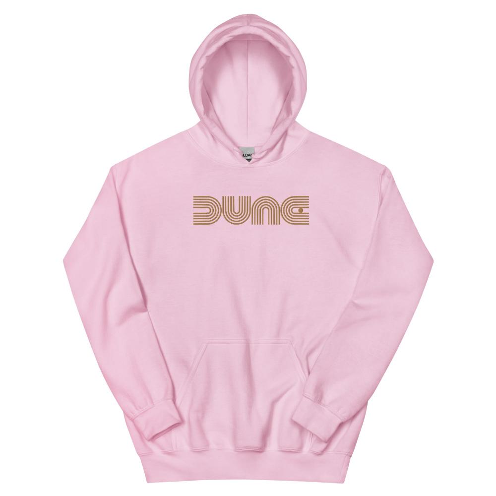 Dune Geometric Embroidered Hoodie - Light Pink Color - https://ascensionemporium.net