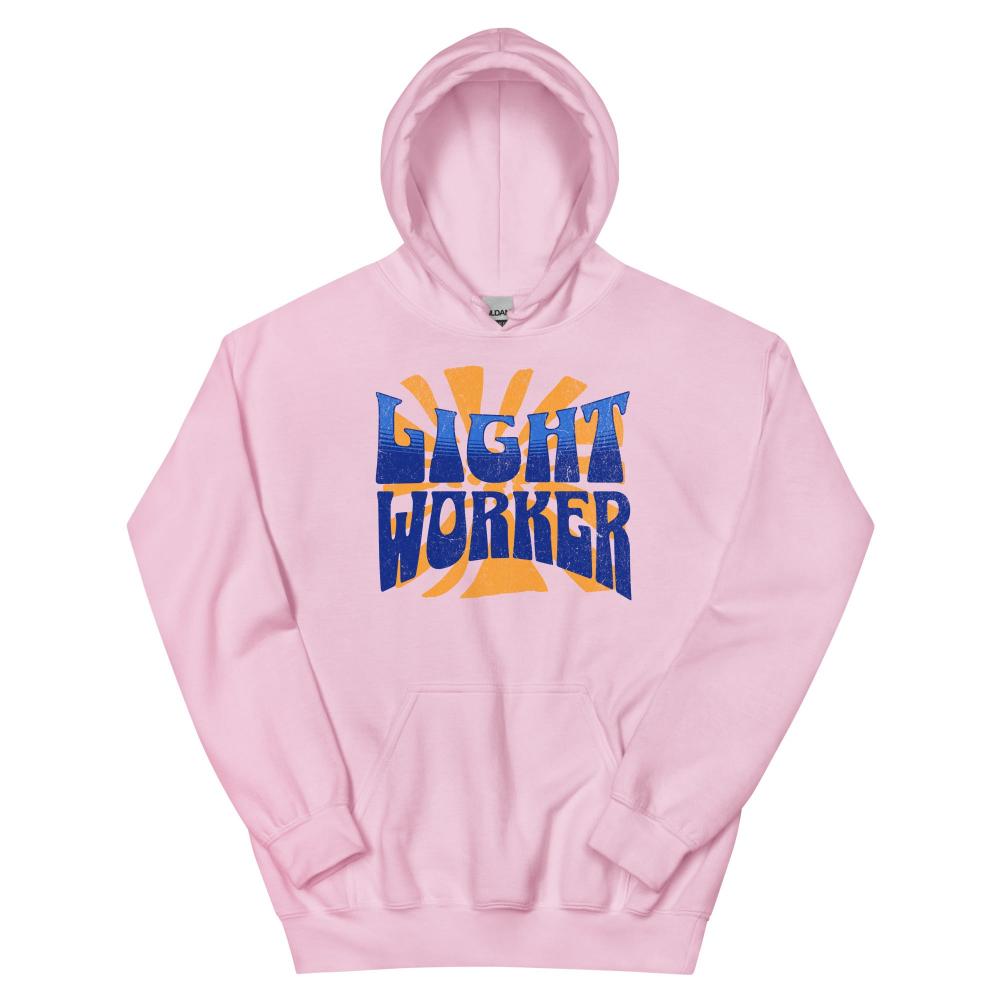 Light Worker Hoodie - Light Pink Color - https://ascensionemporium.net
