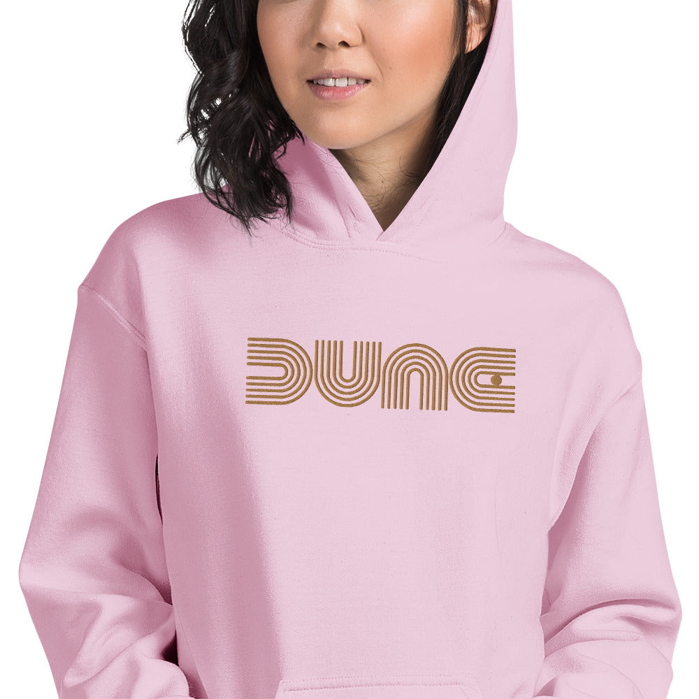 Dune Geometric Embroidered Hoodie - Light Pink Color - https://ascensionemporium.net