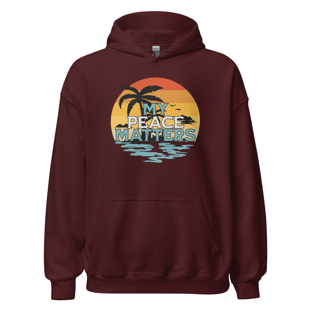 My Peace Matters Hoodie- Maroon Color - https://ascensionemporium.net