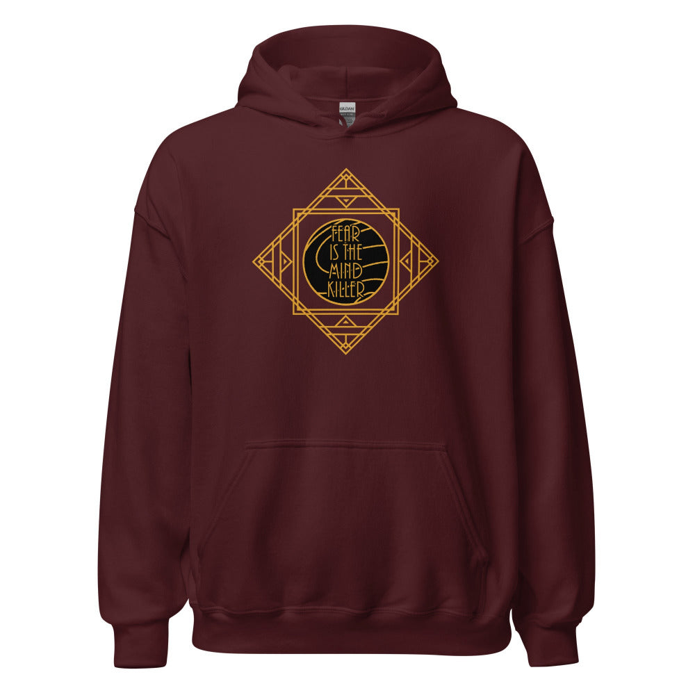 Dune Fear Is The Mind Killer Hoodie - Maroon Color - https://ascensionemporium.net