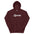 Aquarius Zodiac Embroidered Hoodie - Maroon Color - https://ascensionemporium.net